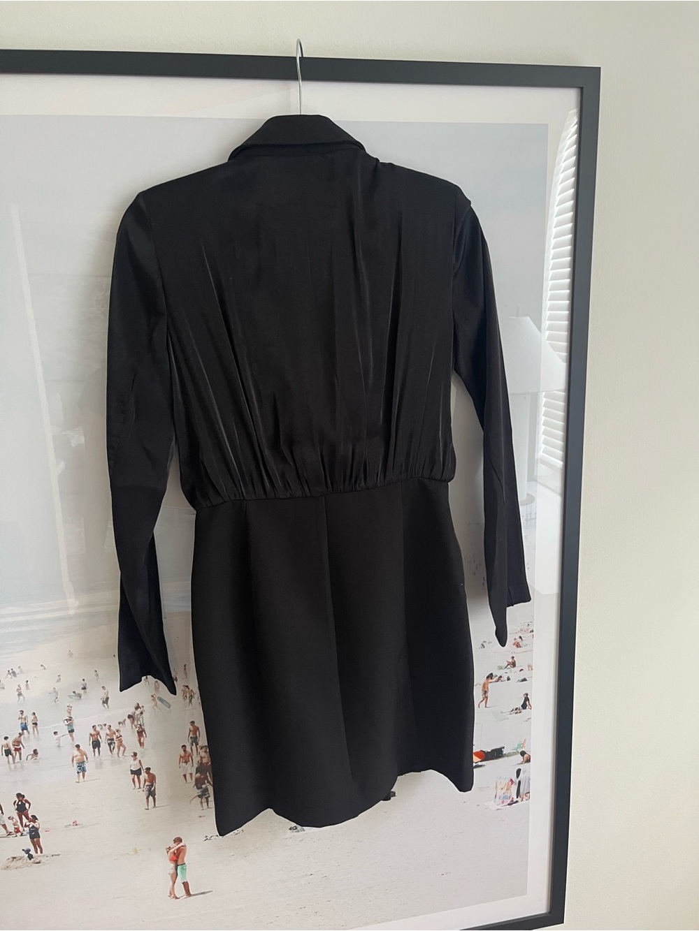 Topshop Mixed Fabric Blazer Dress - Picture 3 of 5